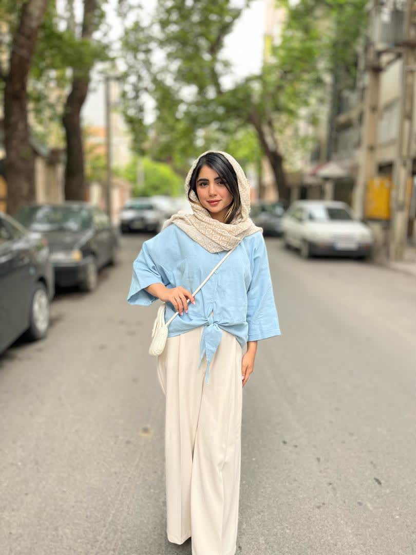 شومیز جلو گره 2563